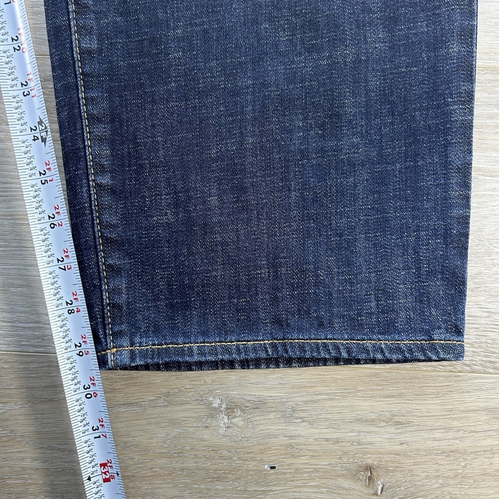Lucky Brand 329 Classic Straight Leg 42x30(29.5) Dark Wash Denim Jeans Mens - Picture 13 of 14